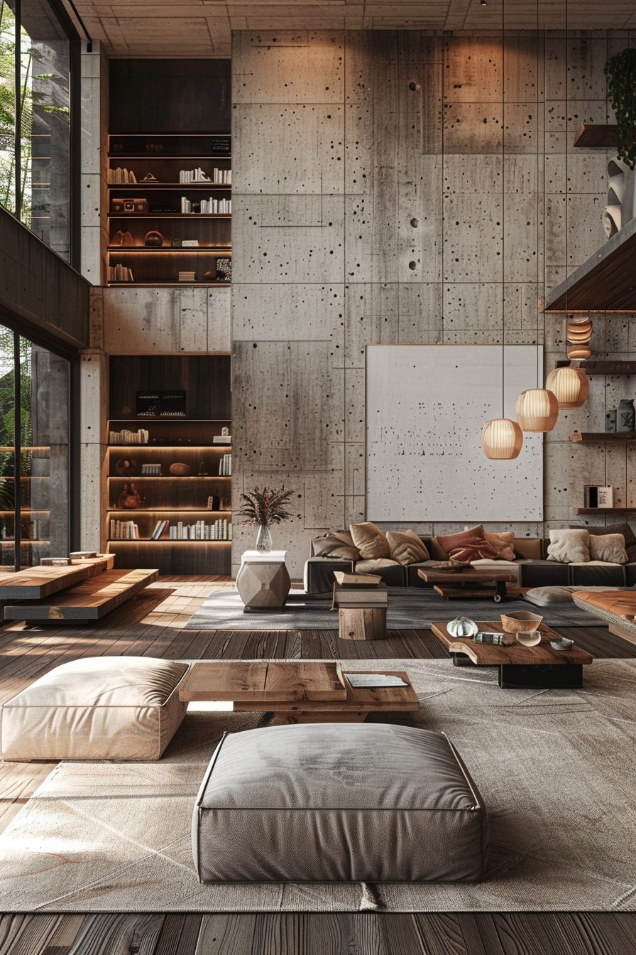 "Top 29 Industrial Living Room Ideas: Modern Loft and Raw Elegance for ...