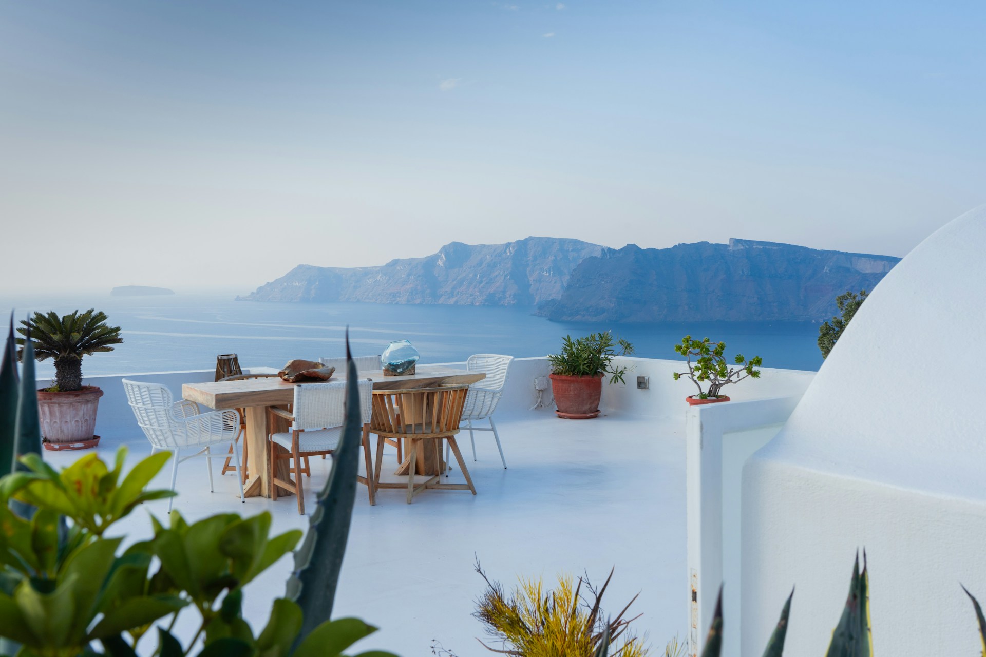 Mediterranean terrace — coastal lifestyle
